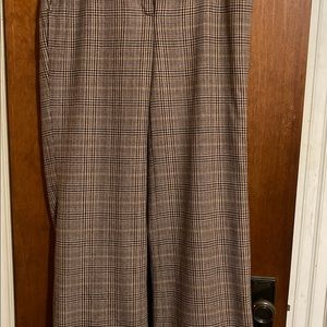 H&M Houndstooth Plaid Slacks Size 8